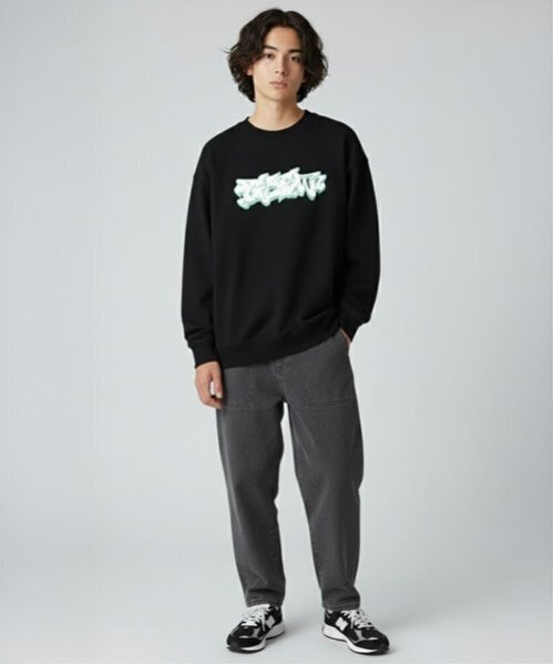 GLAZOS（グラソス）の「ストレッチデニム・ベイカーパンツ（デニムパンツ・キッズ・ダークブルー/ライトブルー/ブラック・160cm/150cm/170cm/180cm）」の15枚目の写真