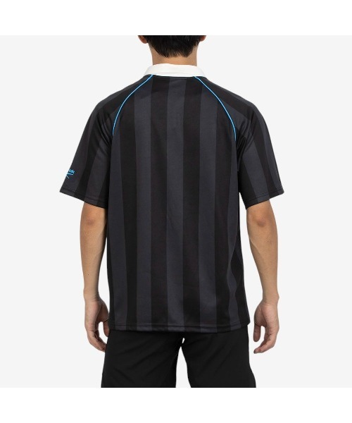 Reebok（リーボック）の「レトロフットボール ポロシャツ / RETRO FOOTY POLO（ポロシャツ・メンズ・ブラック・LARGE/MEDIUM/SMALL）」の3枚目の写真