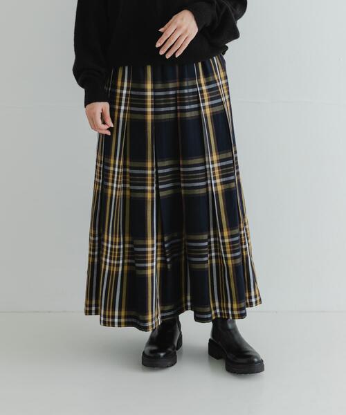 アーバンリサーチ サニーレーベル（URBAN RESEARCH SonnyLabel）/タックチェックイージースカート セール】タックチェックイージースカート（スカート）｜URBAN RESEARCH