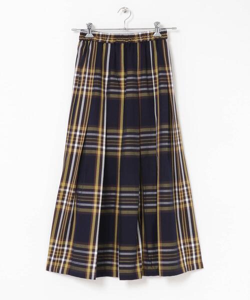 URBAN RESEARCH Sonny Label（アーバンリサーチサニーレーベル）の「タックチェックイージースカート（スカート・レディース・ブラウン系その他/イエロー系その他/ブラック系その他・36/38）」の18枚目の写真