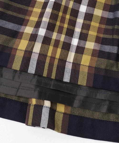 URBAN RESEARCH Sonny Label（アーバンリサーチサニーレーベル）の「タックチェックイージースカート（スカート・レディース・ブラウン系その他/イエロー系その他/ブラック系その他・36/38）」の19枚目の写真