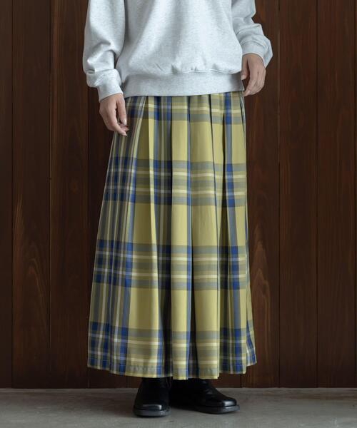 URBAN RESEARCH Sonny Label（アーバンリサーチサニーレーベル）の「タックチェックイージースカート（スカート・レディース・ブラウン系その他/イエロー系その他/ブラック系その他・36/38）」の20枚目の写真