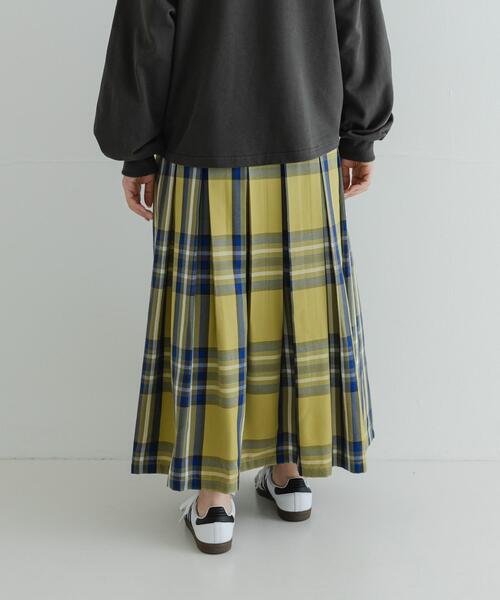セール】タックチェックイージースカート（スカート）｜URBAN RESEARCH
