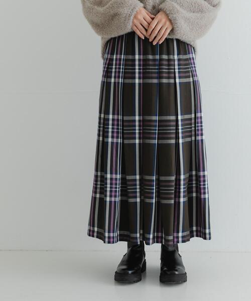 セール】タックチェックイージースカート（スカート）｜URBAN RESEARCH
