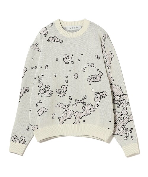 bal バル JACQUARD セール】BAL / JACQUARD COTTON CREWNECK SWEATER（ニット/セーター