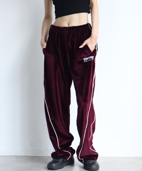 THRASHER(スラッシャー)の「【THRASHER/スラッシャー】パイピングベロアトラックパンツ(その他パンツ・メンズ・ブラック/パープル/ネイビー・L/XL/M)」の18枚目の写真