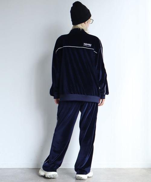 THRASHER(スラッシャー)の「【THRASHER/スラッシャー】パイピングベロアトラックパンツ(その他パンツ・メンズ・ブラック/パープル/ネイビー・L/XL/M)」の17枚目の写真