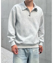 Otte（オッテ）の「ハーフジップチャームトップス（スウェット）」