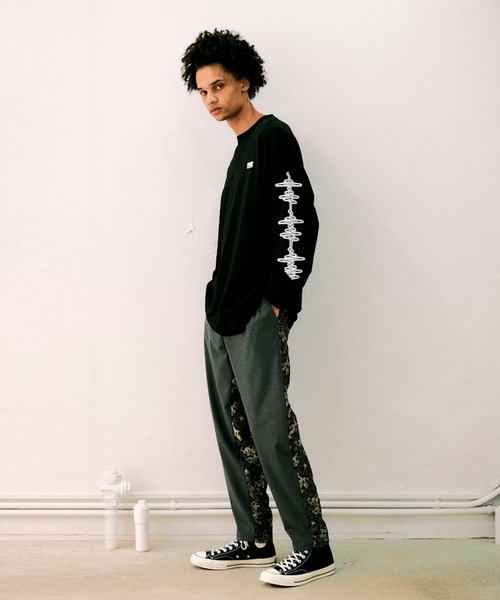 NOISE MAKER（ノイズメーカー）の「スリーブプリントロンTEE（Tシャツ/カットソー・メンズ・ホワイト/ブラック・M/XL/L）」の13枚目の写真