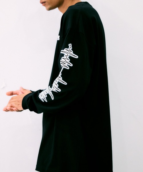 セール】スリーブプリントロンTEE（Tシャツ/カットソー）｜NOISE MAKER