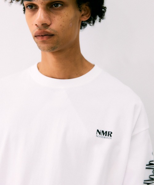 NOISE MAKER（ノイズメーカー）の「スリーブプリントロンTEE（Tシャツ/カットソー・メンズ・ホワイト/ブラック・M/XL/L）」の6枚目の写真