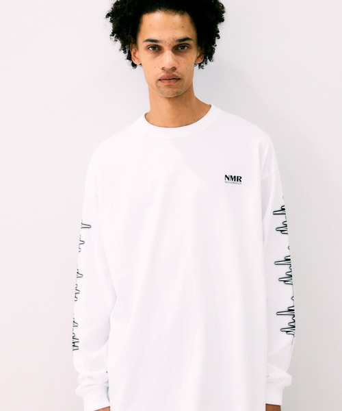 NOISE MAKER（ノイズメーカー）の「スリーブプリントロンTEE（Tシャツ/カットソー・メンズ・ホワイト/ブラック・M/XL/L）」の4枚目の写真