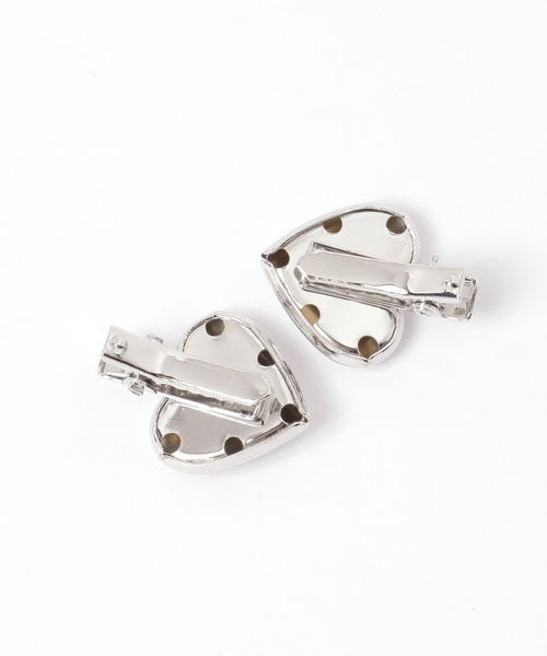 Heather（ヘザー）の「ハートクリップヘアピン2P　592732（ヘアピン・レディース・ゴールド/シルバー・ONE SIZE）」の3枚目の写真