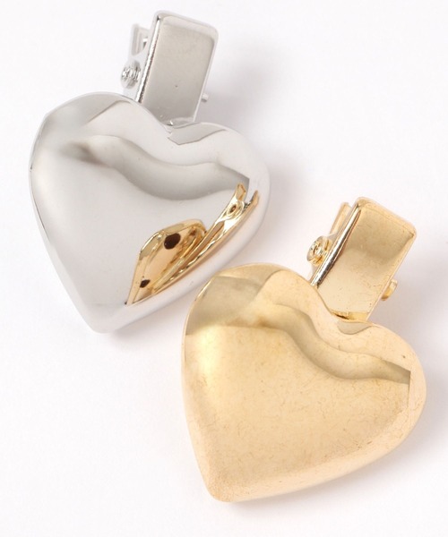 Heather（ヘザー）の「ハートクリップヘアピン2P　592732（ヘアピン・レディース・ゴールド/シルバー・ONE SIZE）」の4枚目の写真