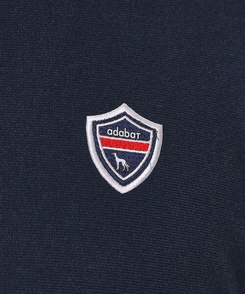 adabat(アダバット)の「【新レーベル ADABAT NAVY】起毛ストレッチ長袖ポロシャツ(ポロシャツ・メンズ・レッド系1/ネイビー・46/48/50)」の15枚目の写真