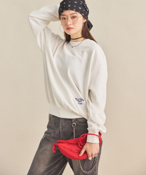 MIRROR STOKE（ミラーストーク）の「【ZOZO限定】HARF MOON SHOULDER BAG/ハーフムーンショルダーバッグ（ショルダーバッグ・レディース・イエロー/レッド/オフホワイト/ブラック・FREE）」の6枚目の写真