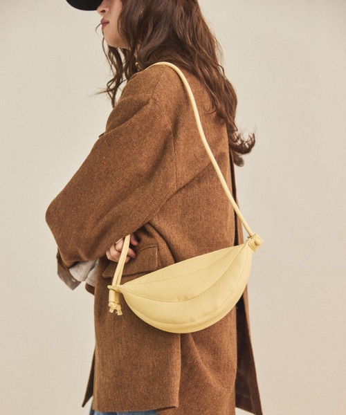 MIRROR STOKE（ミラーストーク）の「【ZOZO限定】HARF MOON SHOULDER BAG/ハーフムーンショルダーバッグ（ショルダーバッグ・レディース・イエロー/レッド/オフホワイト/ブラック・FREE）」の10枚目の写真