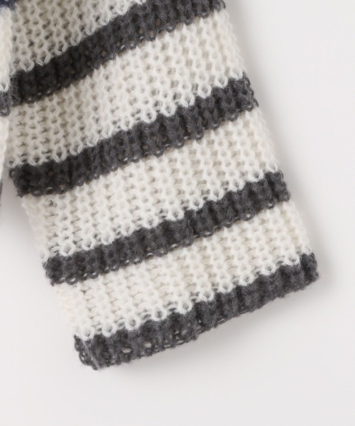 LEPSIM（レプシィム）の「3ゲージクレイジーパターンプルオーバー　595634（ニット/セーター・レディース・レッド/ブラウン/チャコールグレー・FREE）」の6枚目の写真