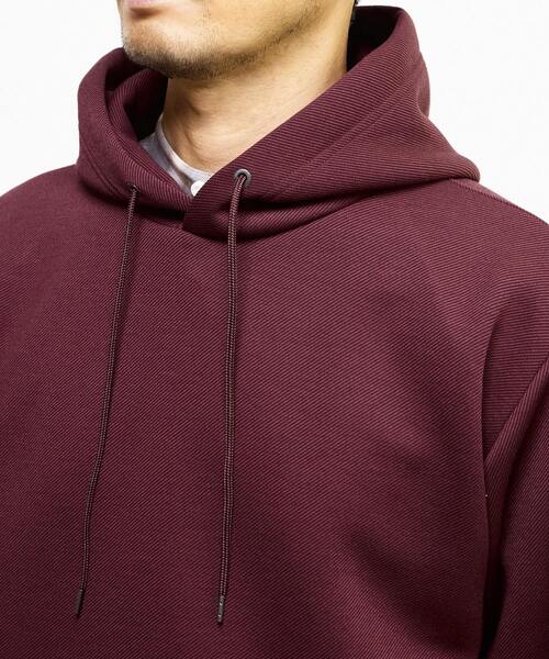 MEN'S MELROSE（メンズメルローズ）の「アヤクッションスプリットラグランフーディ（パーカー・メンズ・ネイビー/グレー系その他/ボルドー・3/4）」の17枚目の写真