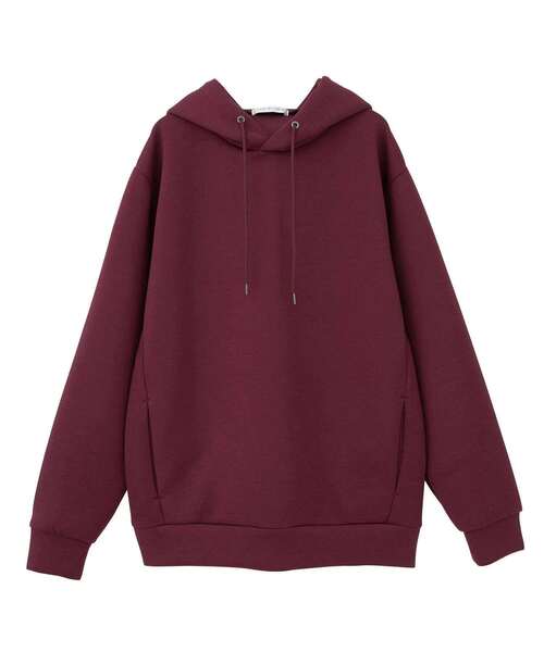 MEN'S MELROSE（メンズメルローズ）の「アヤクッションスプリットラグランフーディ（パーカー・メンズ・ネイビー/グレー系その他/ボルドー・3/4）」の22枚目の写真