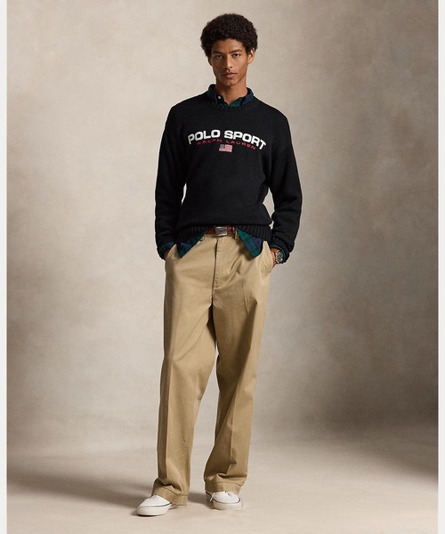 POLO RALPH LAUREN（ポロ ラルフ ローレン）の「Polo Sport ビッグ フィット コットン セーター（ニット/セーター・メンズ・ブラック系1・XS/S/M/L）」の9枚目の写真