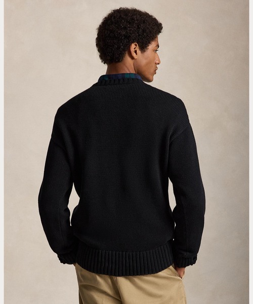 POLO RALPH LAUREN（ポロ ラルフ ローレン）の「Polo Sport ビッグ フィット コットン セーター（ニット/セーター・メンズ・ブラック系1・XS/S/M/L）」の10枚目の写真
