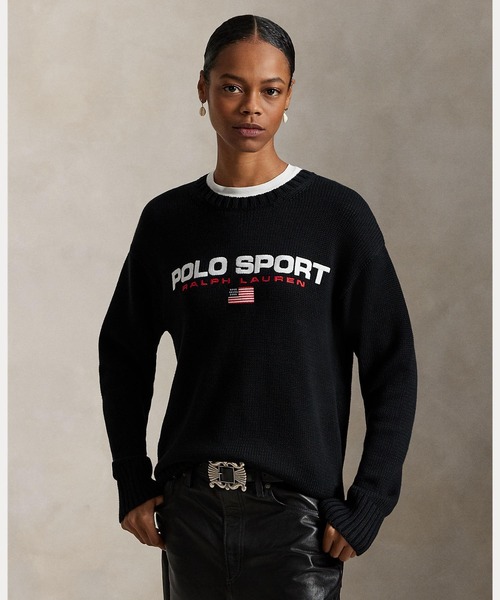 POLO RALPH LAUREN（ポロ ラルフ ローレン）の「Polo Sport ビッグ フィット コットン セーター（ニット/セーター・メンズ・ブラック系1・XS/S/M/L）」の11枚目の写真