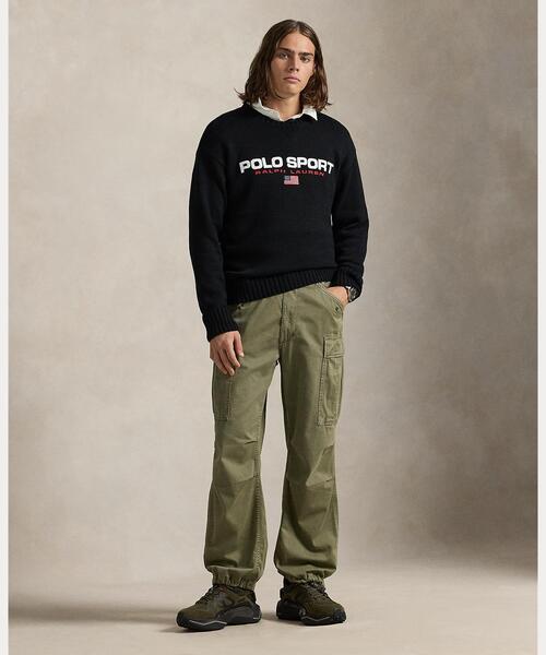 POLO RALPH LAUREN（ポロ ラルフ ローレン）の「Polo Sport ビッグ フィット コットン セーター（ニット/セーター・メンズ・ブラック系1・XS/S/M/L）」の8枚目の写真