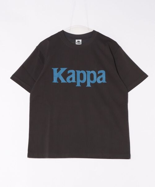 Kappa（カッパ）の「≪ウェルネスシリーズ≫Kappaロゴ ユニセックスTシャツ（Tシャツ/カットソー・レディース・グリーン/オフホワイト/ブラック・LARGE/SMALL/MEDIUM）」の2枚目の写真