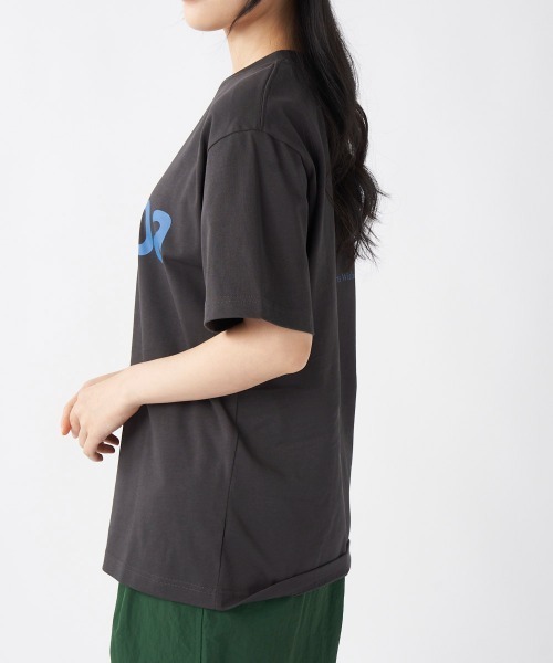 Kappa（カッパ）の「≪ウェルネスシリーズ≫Kappaロゴ ユニセックスTシャツ（Tシャツ/カットソー・レディース・グリーン/オフホワイト/ブラック・LARGE/SMALL/MEDIUM）」の17枚目の写真