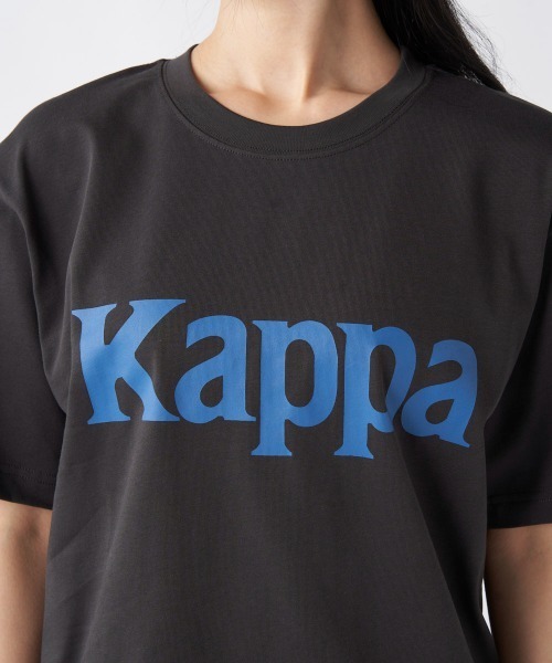 Kappa（カッパ）の「≪ウェルネスシリーズ≫Kappaロゴ ユニセックスTシャツ（Tシャツ/カットソー・レディース・グリーン/オフホワイト/ブラック・LARGE/SMALL/MEDIUM）」の18枚目の写真