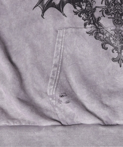 Amilige（アミリージュ）の「猫耳クロスパーカー（スウェット）」 - WEAR