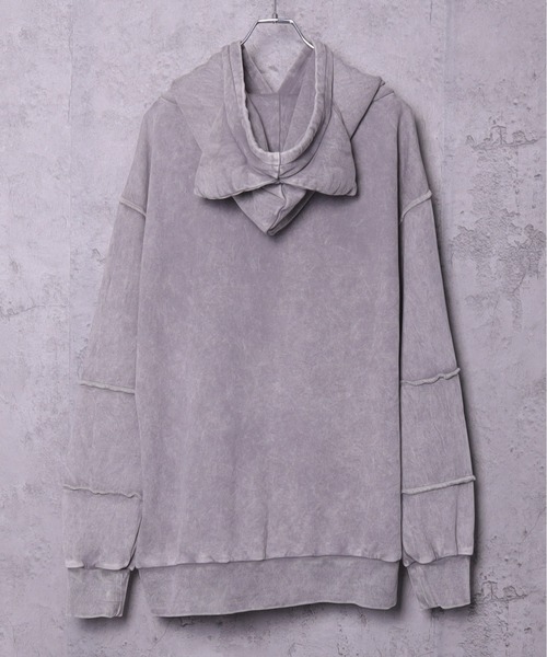 Amilige（アミリージュ）の「猫耳クロスパーカー（スウェット）」 - WEAR
