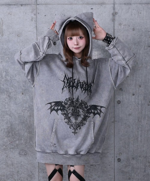 猫耳クロスパーカー（スウェット）｜Amilige（アミリージュ）の