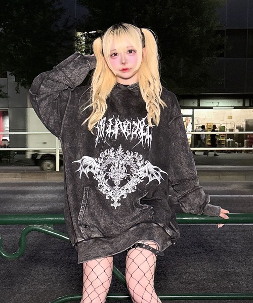 猫耳クロスパーカー（スウェット）｜Amilige（アミリージュ）の