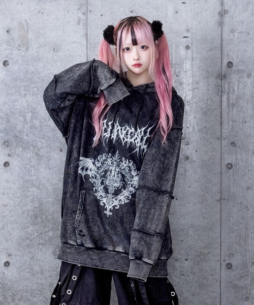 猫耳クロスパーカー（スウェット）｜Amilige（アミリージュ）の