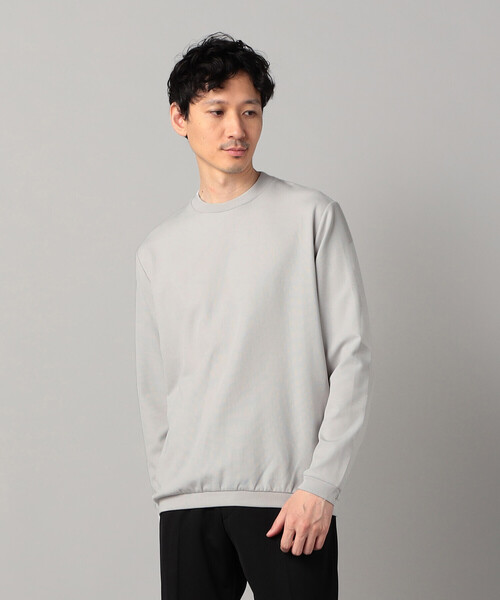 COMME CA MEN(コムサメン)の「サーフニット ジャケット専用長袖Tシャツ(Tシャツ/カットソー・メンズ・ホワイト/ブラック/ライトグレー・L/M)」の3枚目の写真