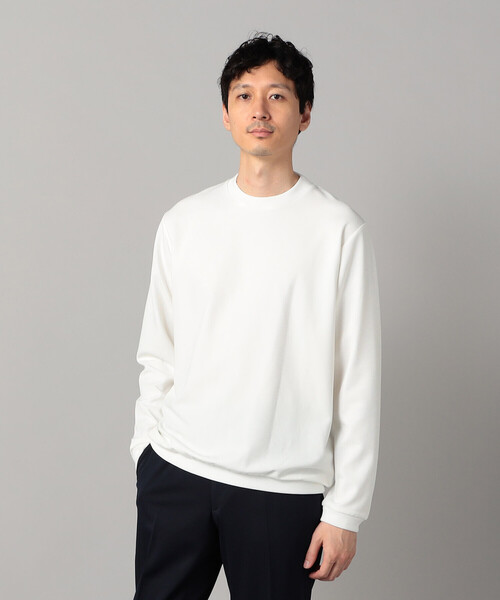 COMME CA MEN(コムサメン)の「サーフニット ジャケット専用長袖Tシャツ(Tシャツ/カットソー・メンズ・ホワイト/ブラック/ライトグレー・L/M)」の5枚目の写真