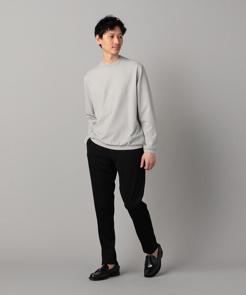 COMME CA MEN(コムサメン)の「サーフニット ジャケット専用長袖Tシャツ(Tシャツ/カットソー・メンズ・ホワイト/ブラック/ライトグレー・L/M)」の7枚目の写真