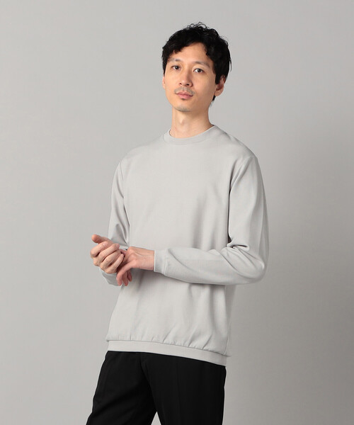 COMME CA MEN(コムサメン)の「サーフニット ジャケット専用長袖Tシャツ(Tシャツ/カットソー・メンズ・ホワイト/ブラック/ライトグレー・L/M)」の9枚目の写真