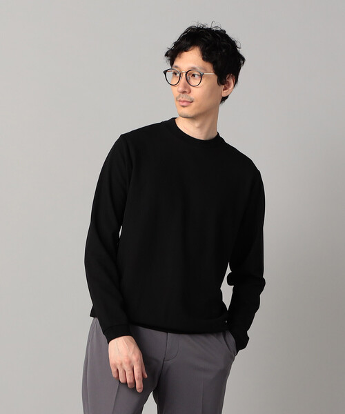 COMME CA MEN(コムサメン)の「サーフニット ジャケット専用長袖Tシャツ(Tシャツ/カットソー・メンズ・ホワイト/ブラック/ライトグレー・L/M)」の14枚目の写真