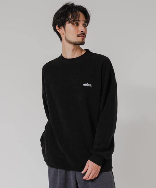 THOUSAND MILE（サウザンドマイル）の「『別注』THOUSAND MILE×URBAN RESEARCH　ニットフリースクルーネックプルオーバー（その他トップス・メンズ・ブラック/チャコールグレー/オフホワイト/ネイビー・MEDIUM/LARGE）」の7枚目の写真