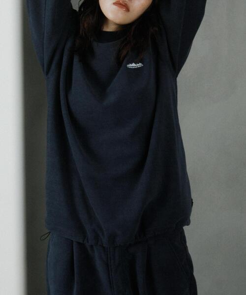 THOUSAND MILE（サウザンドマイル）の「『別注』THOUSAND MILE×URBAN RESEARCH　ニットフリースクルーネックプルオーバー（その他トップス・メンズ・ブラック/チャコールグレー/オフホワイト/ネイビー・MEDIUM/LARGE）」の10枚目の写真