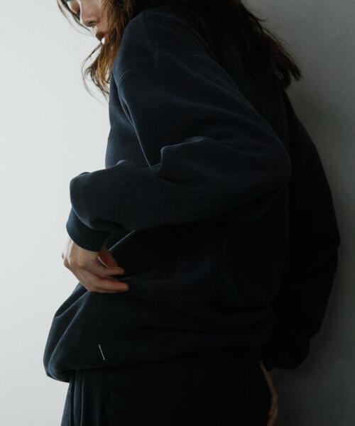 THOUSAND MILE（サウザンドマイル）の「『別注』THOUSAND MILE×URBAN RESEARCH　ニットフリースクルーネックプルオーバー（その他トップス・メンズ・ブラック/チャコールグレー/オフホワイト/ネイビー・MEDIUM/LARGE）」の14枚目の写真