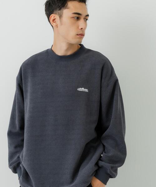 THOUSAND MILE（サウザンドマイル）の「『別注』THOUSAND MILE×URBAN RESEARCH　ニットフリースクルーネックプルオーバー（その他トップス・メンズ・ブラック/チャコールグレー/オフホワイト/ネイビー・MEDIUM/LARGE）」の19枚目の写真