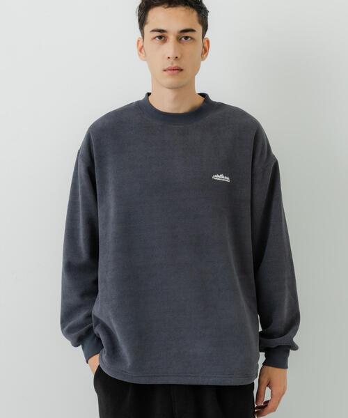 THOUSAND MILE（サウザンドマイル）の「『別注』THOUSAND MILE×URBAN RESEARCH　ニットフリースクルーネックプルオーバー（その他トップス・メンズ・ブラック/チャコールグレー/オフホワイト/ネイビー・MEDIUM/LARGE）」の21枚目の写真