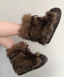 wears（ウェアーズ）の「ボリュームフェイクファーブーツ（ブーツ）」