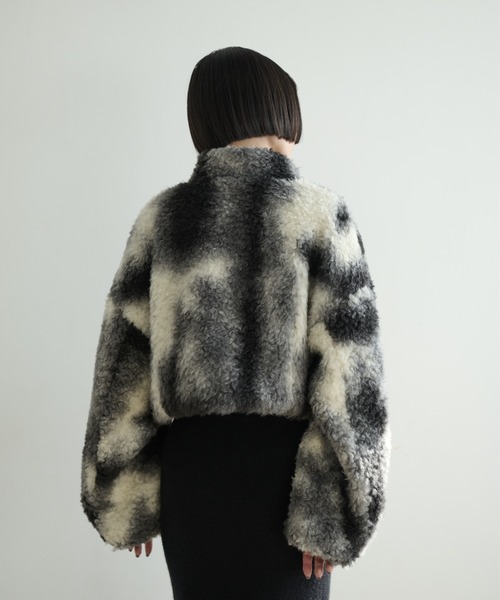 セール】2トーンボアスタンドブルゾン（ブルゾン）｜AIC.（エーアイ