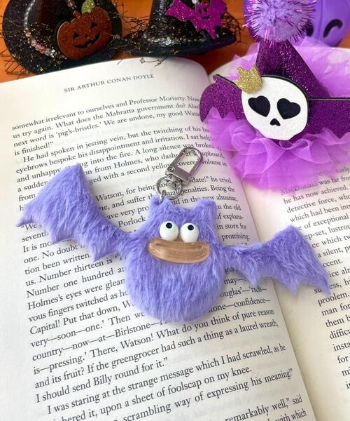 WEGO/ミニハピハピコウモリモンスターぬいぐるみキーホルダー