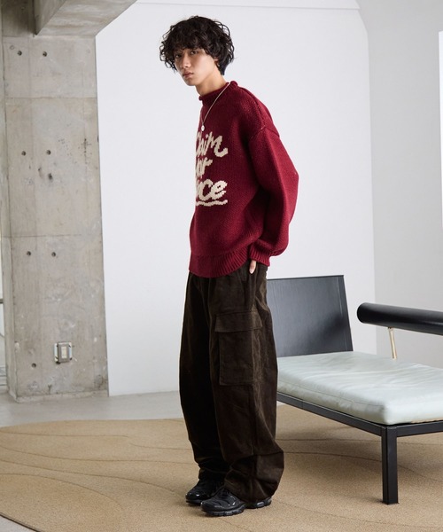 PBLIM(ページボーイリム)の「《UNISEX》ハンドライクニット(ニット/セーター・レディース・オフホワイト/レッド/ネイビー・FREE)」の19枚目の写真